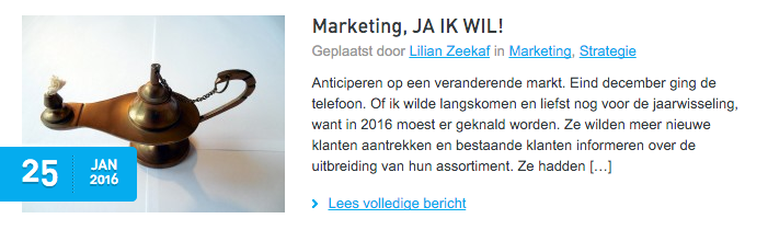 Marketing, JA ik wil!